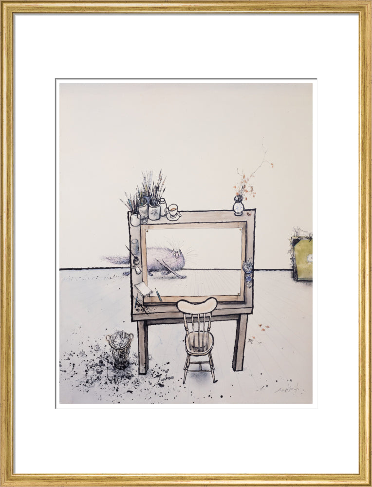 The Model - Art print