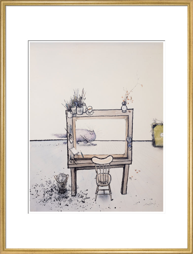 The Model - Art print