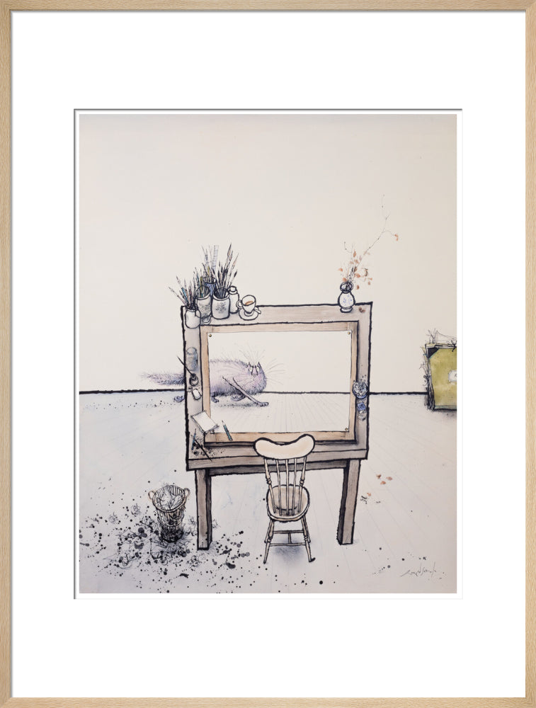The Model - Art print