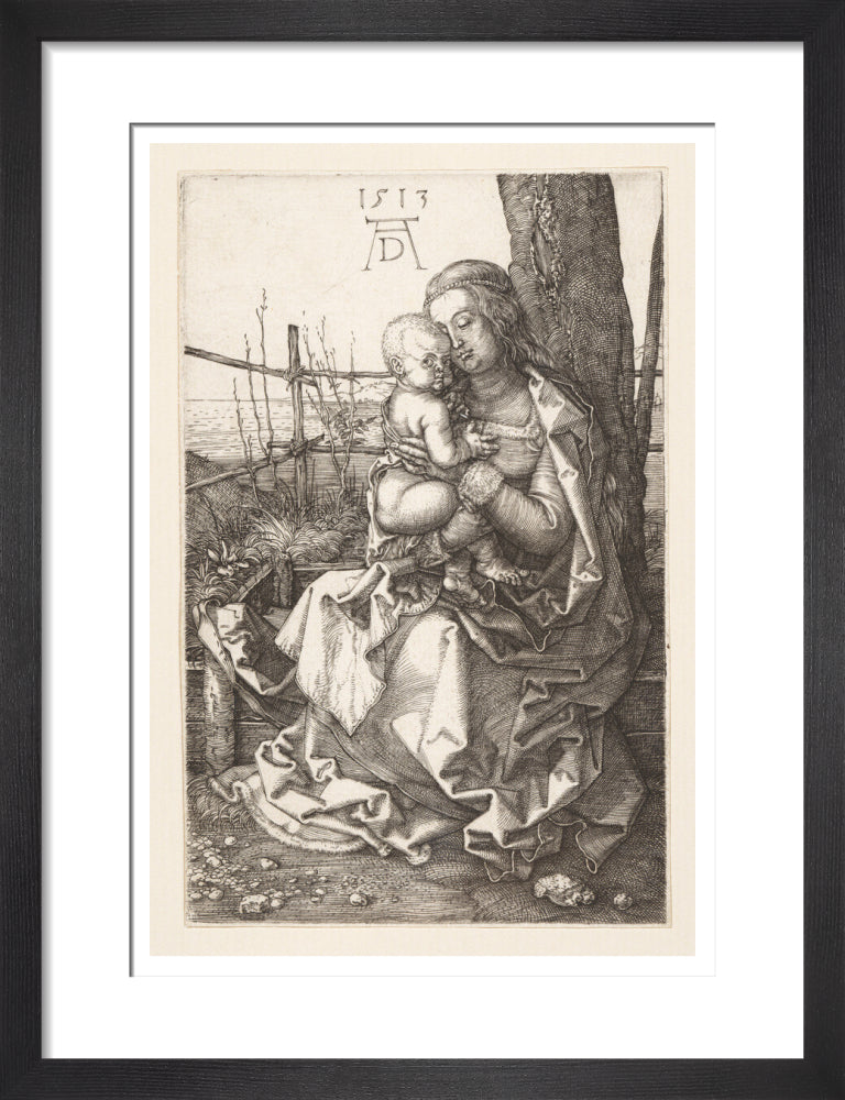 Virgin and Child Seated by a Tree - Art Print
