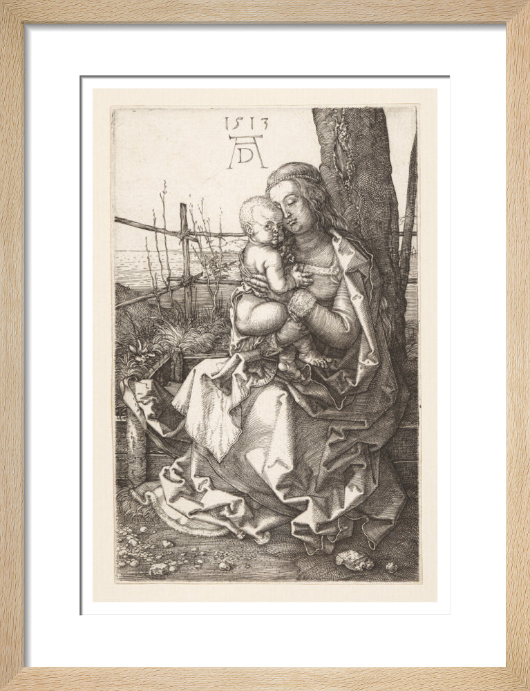 Virgin and Child Seated by a Tree - Art Print
