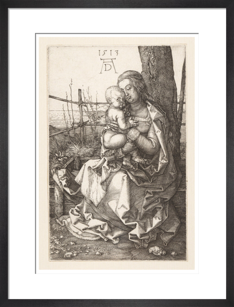 Virgin and Child Seated by a Tree - Art Print