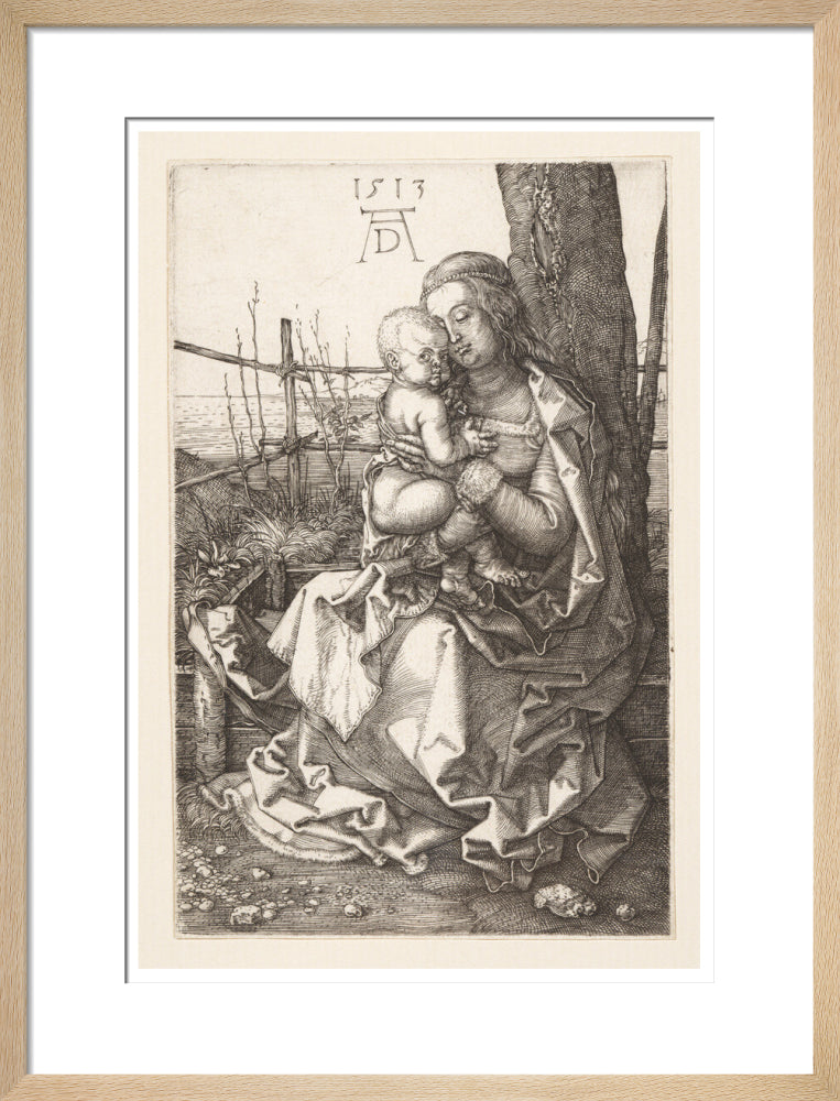 Virgin and Child Seated by a Tree - Art Print