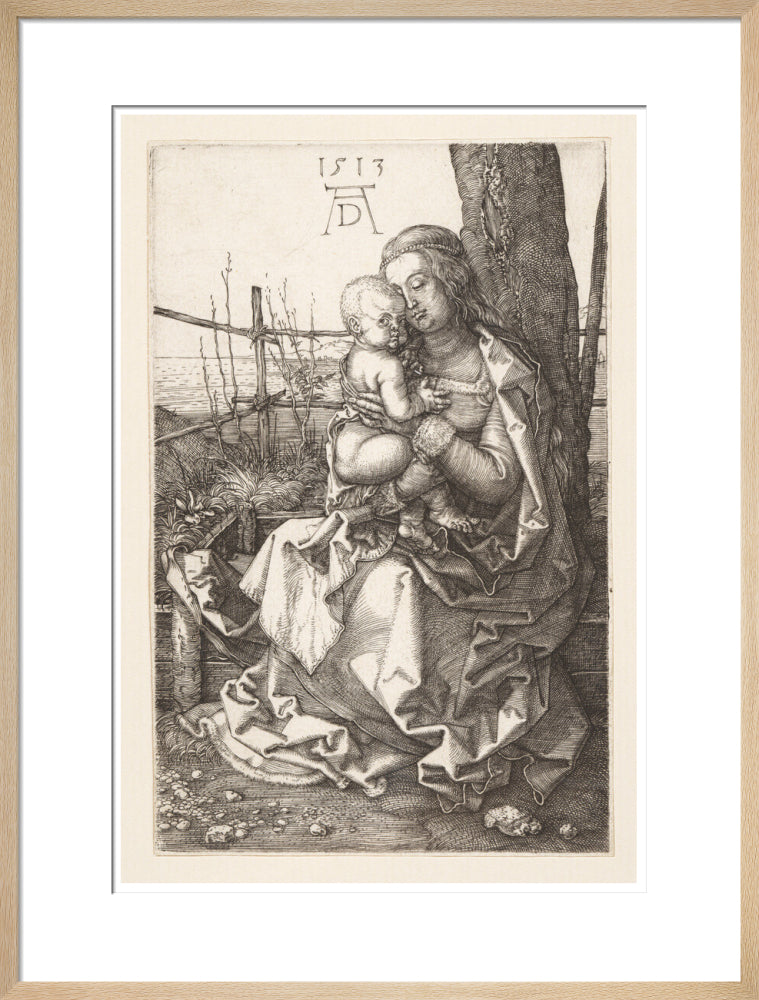 Virgin and Child Seated by a Tree - Art Print