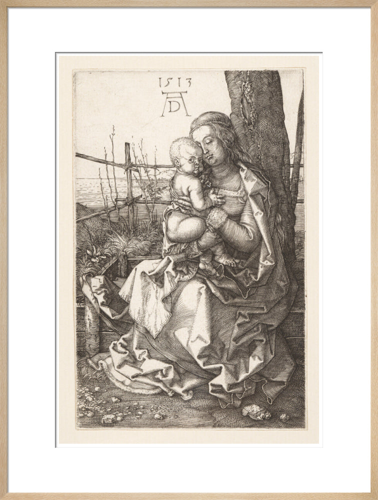 Virgin and Child Seated by a Tree - Art Print