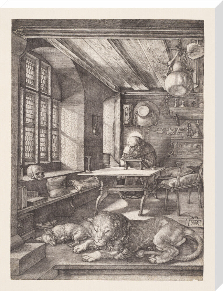 St Jerome in His Study - Art Print