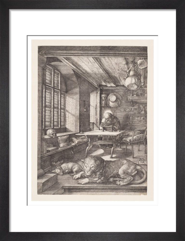 St Jerome in His Study - Art Print