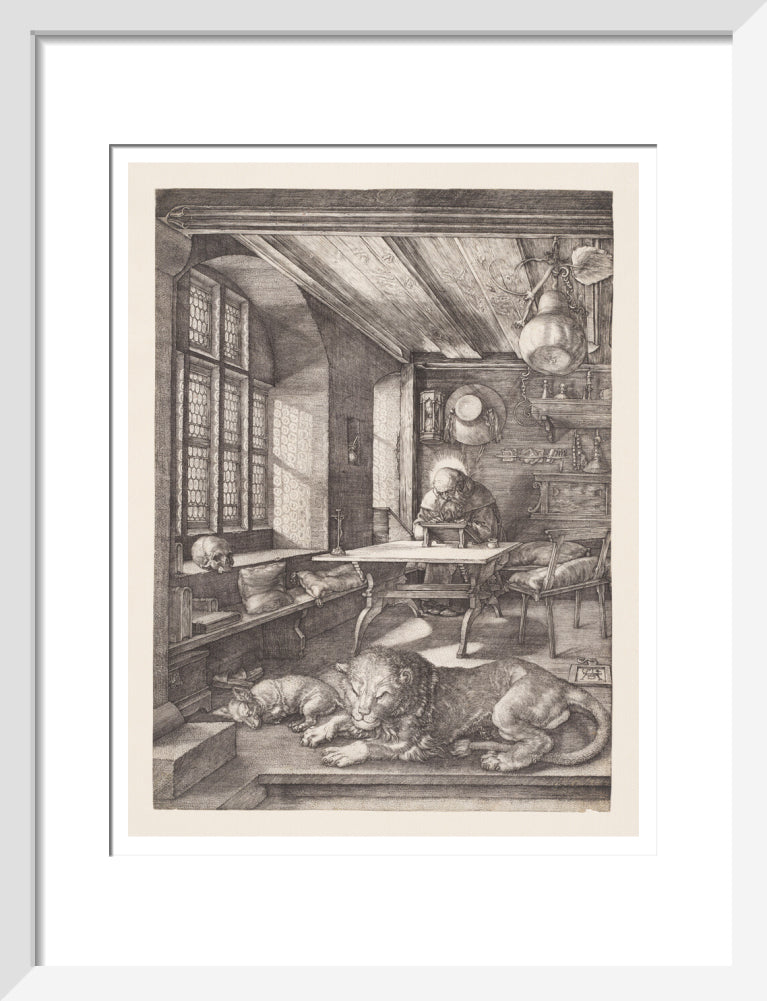 St Jerome in His Study - Art Print