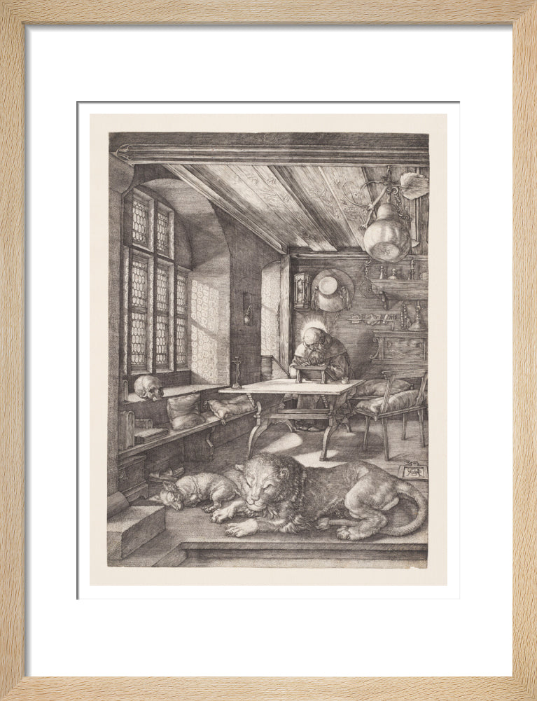 St Jerome in His Study - Art Print