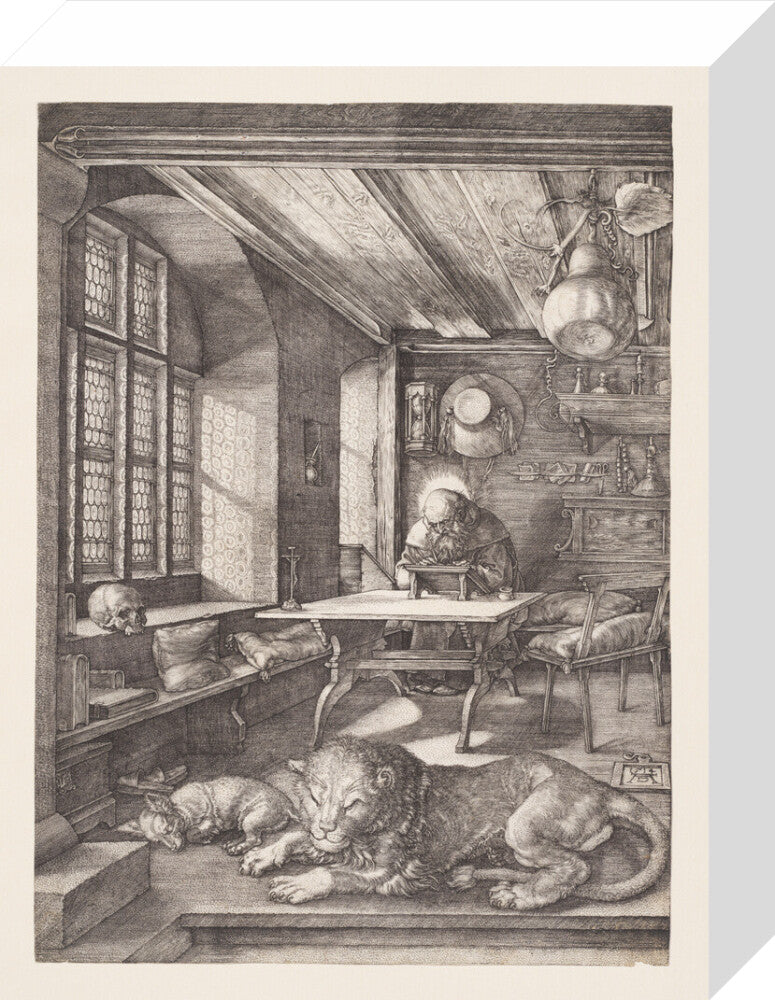 St Jerome in His Study - Art Print