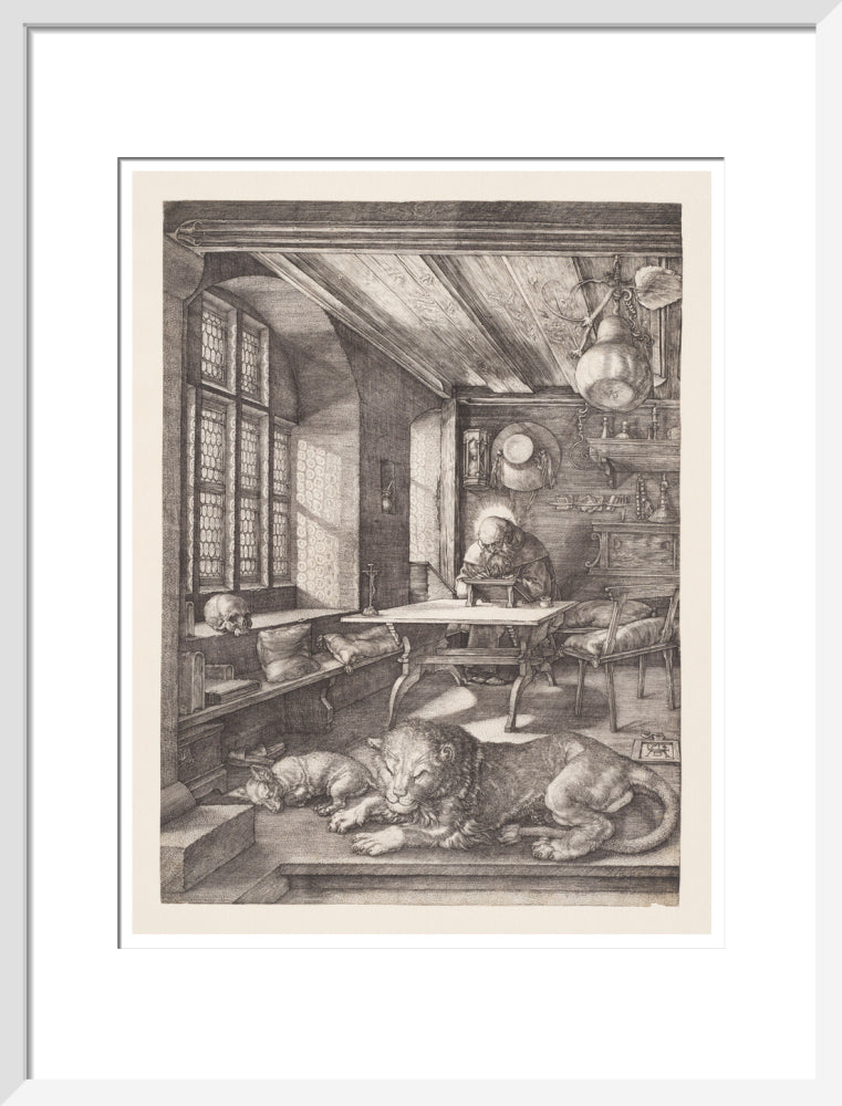 St Jerome in His Study - Art Print
