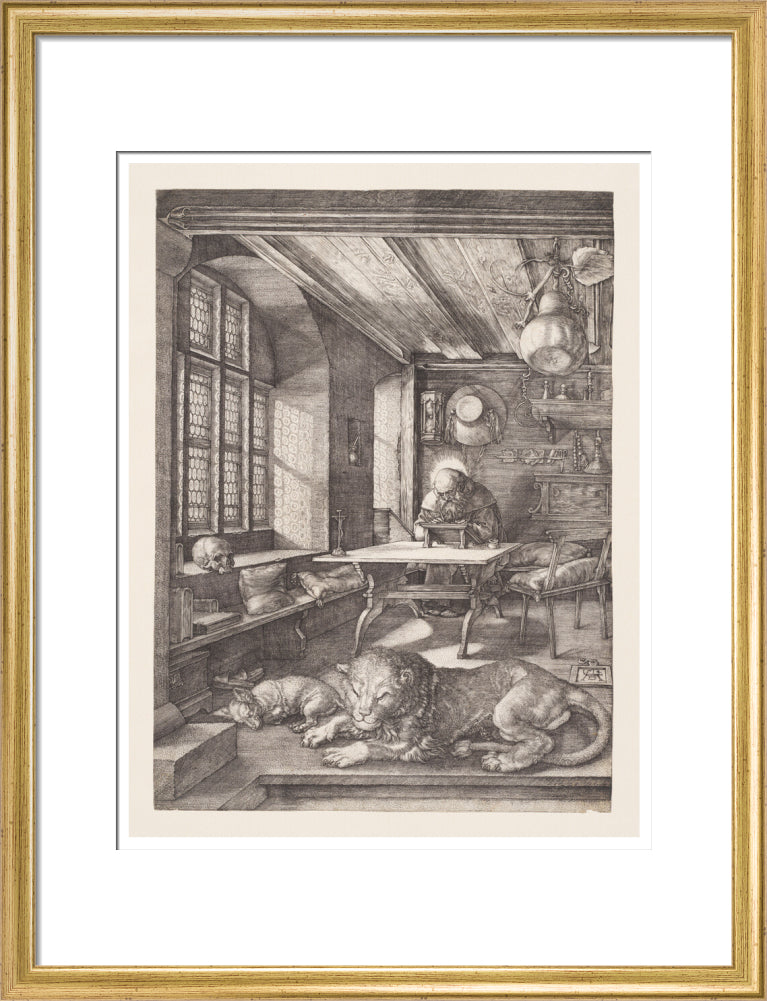 St Jerome in His Study - Art Print