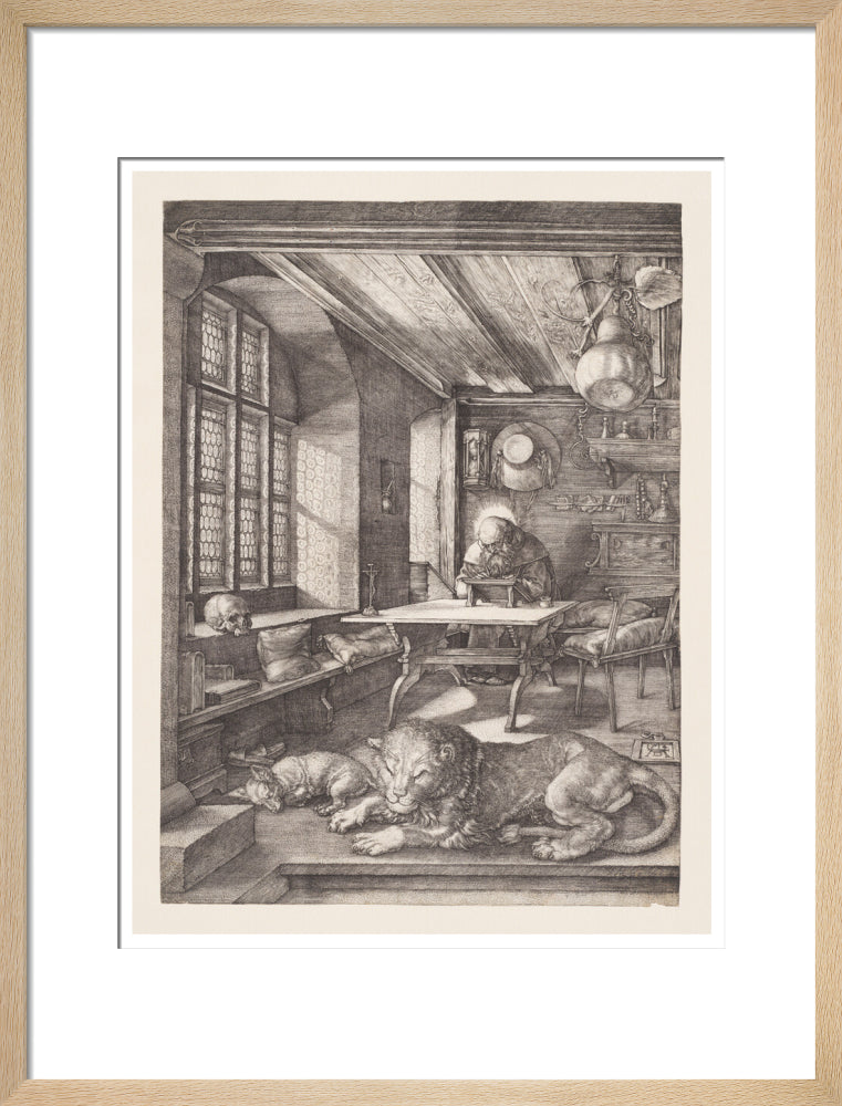 St Jerome in His Study - Art Print