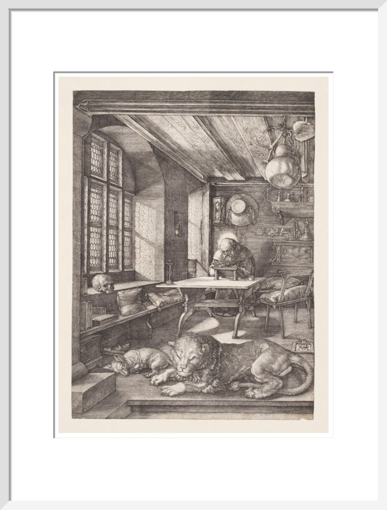 St Jerome in His Study - Art Print