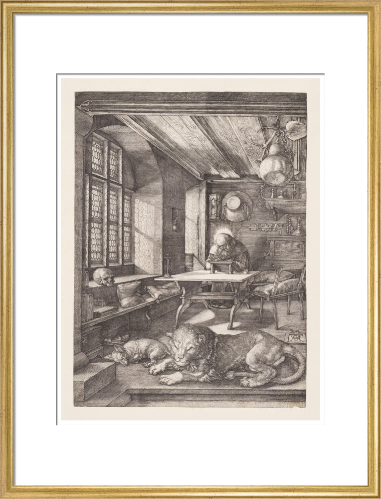 St Jerome in His Study - Art Print