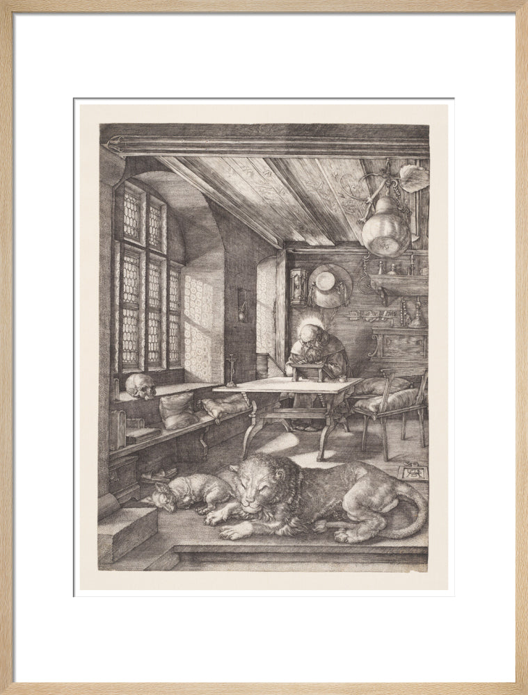 St Jerome in His Study - Art Print