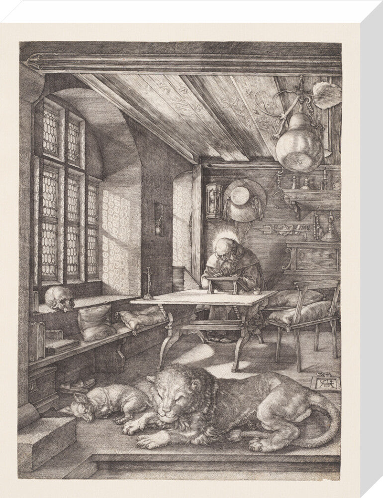 St Jerome in His Study - Art Print