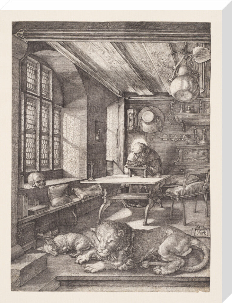 St Jerome in His Study - Art Print