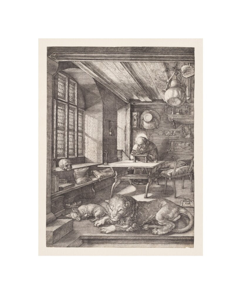 St Jerome in His Study - Art Print