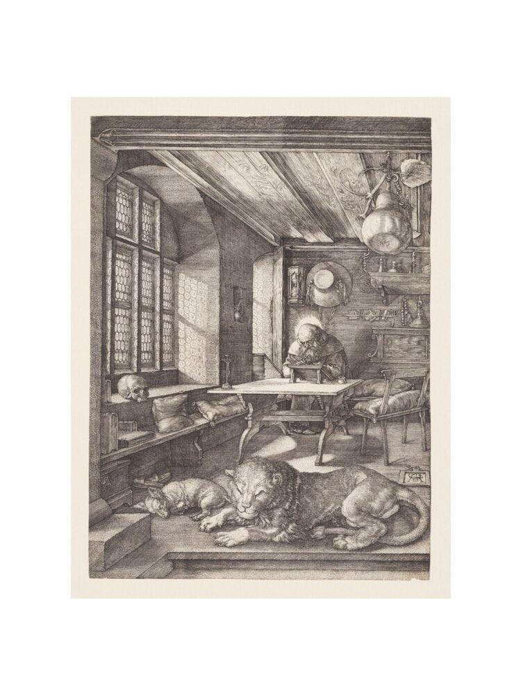 St Jerome in His Study - Art Print