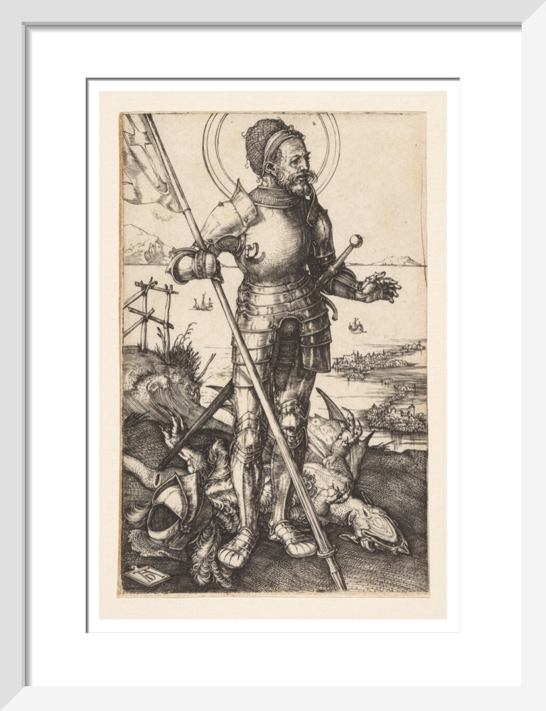St George on Foot - Art Print