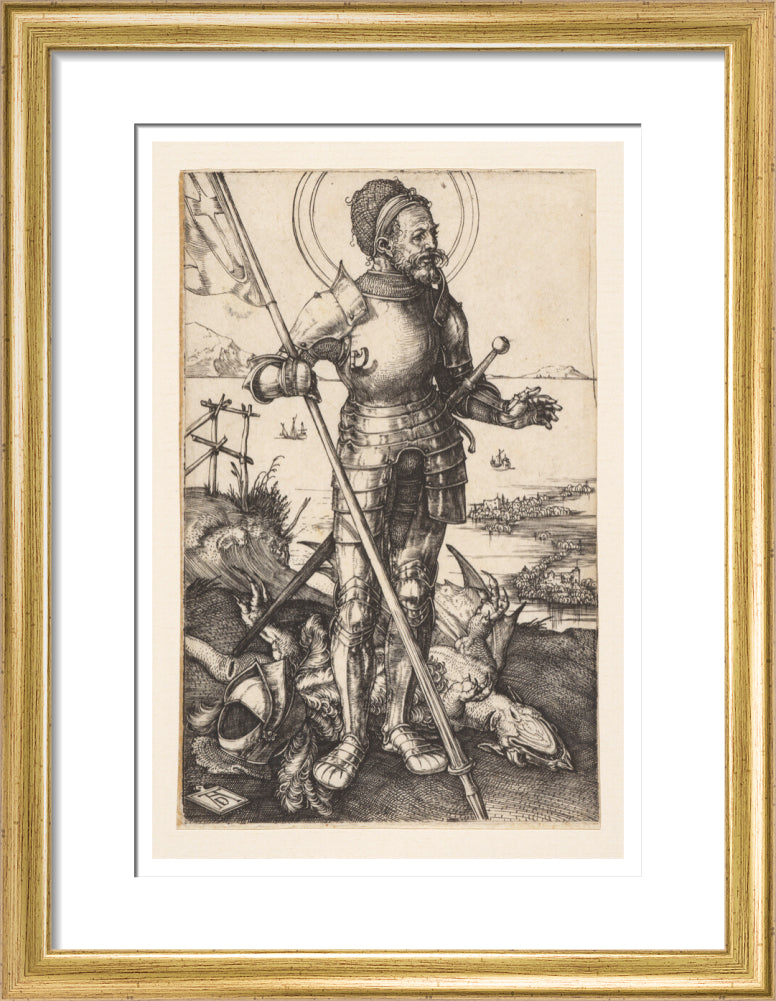 St George on Foot - Art Print