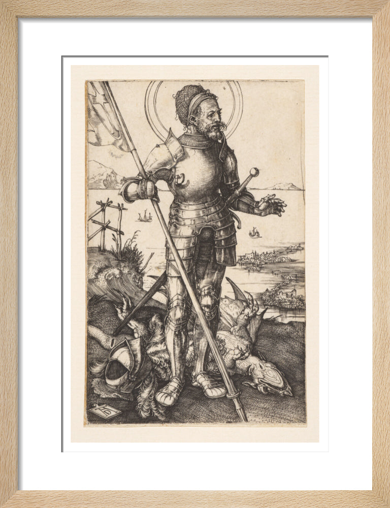 St George on Foot - Art Print