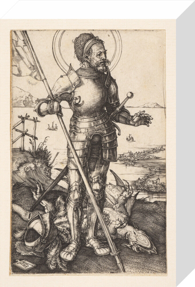 St George on Foot - Art Print