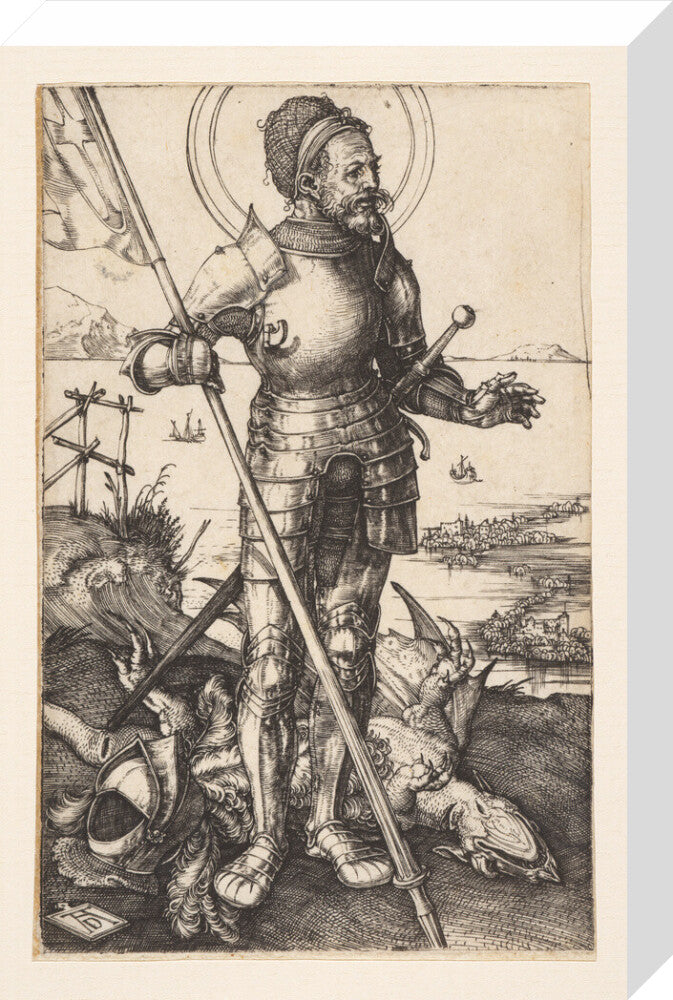 St George on Foot - Art Print