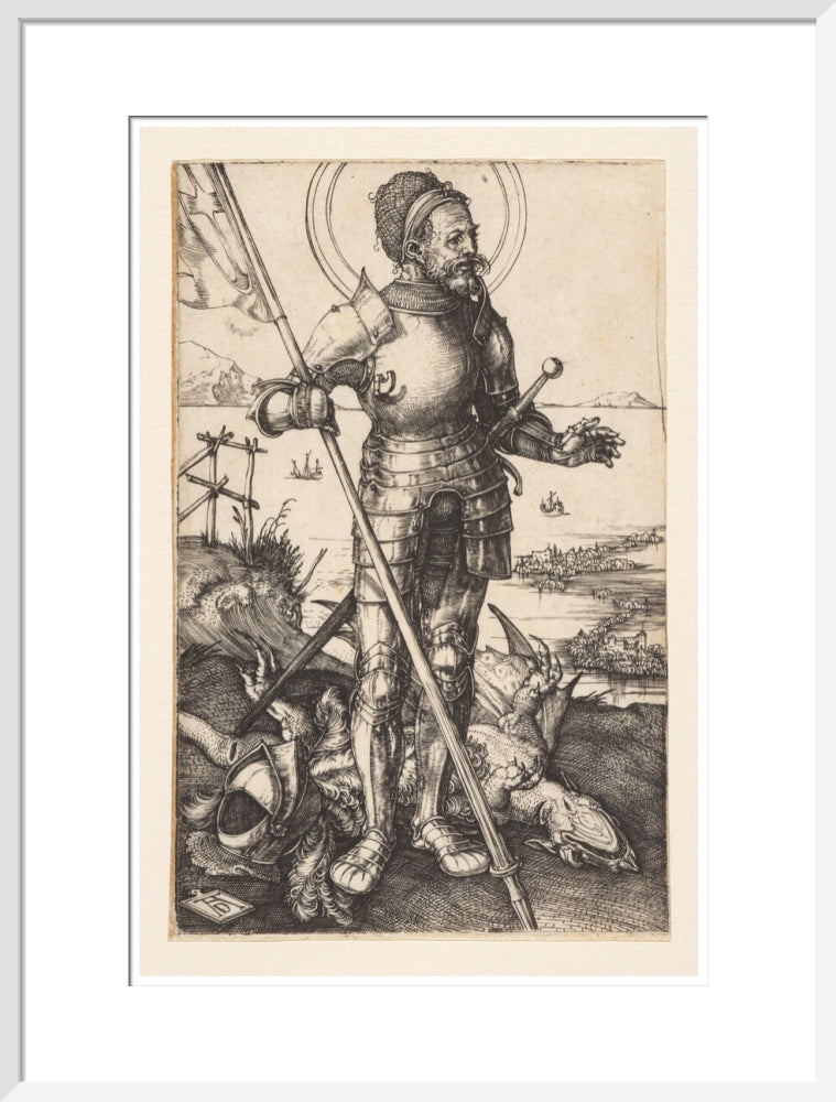 St George on Foot - Art Print