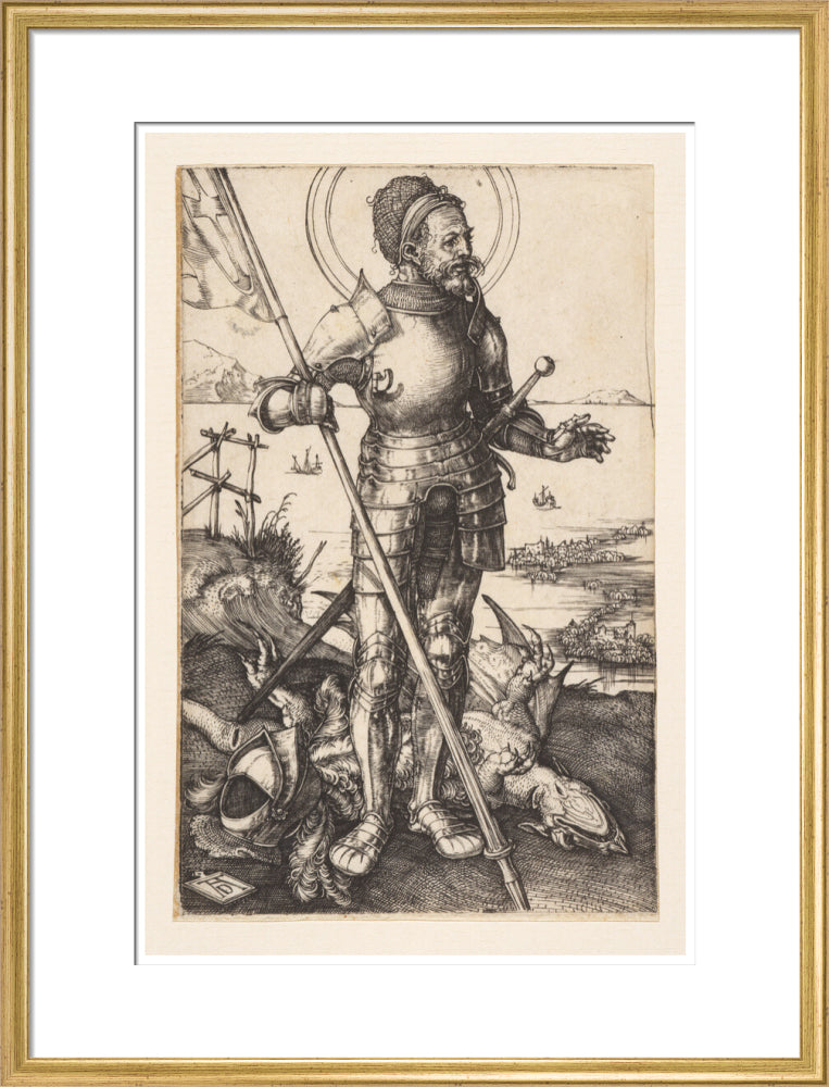St George on Foot - Art Print