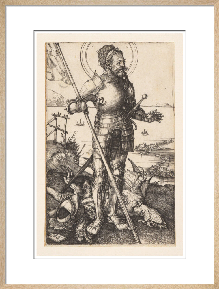 St George on Foot - Art Print
