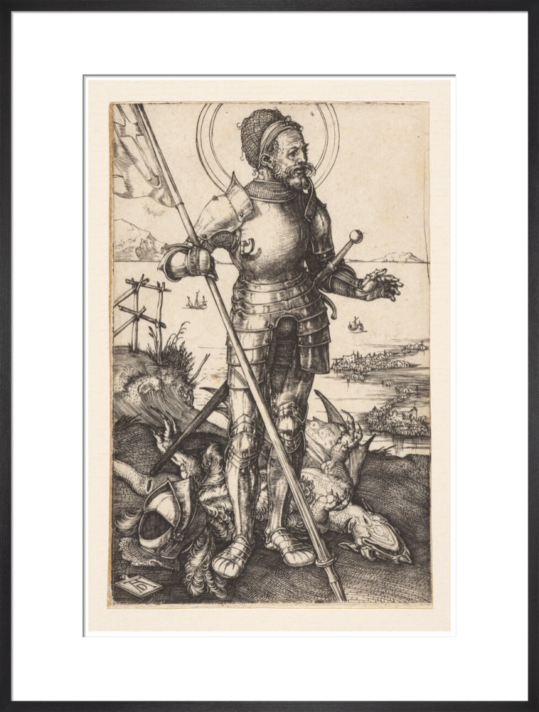 St George on Foot - Art Print