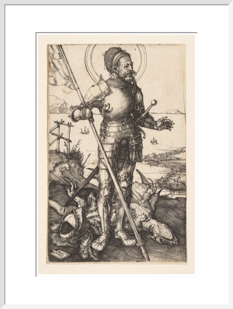St George on Foot - Art Print