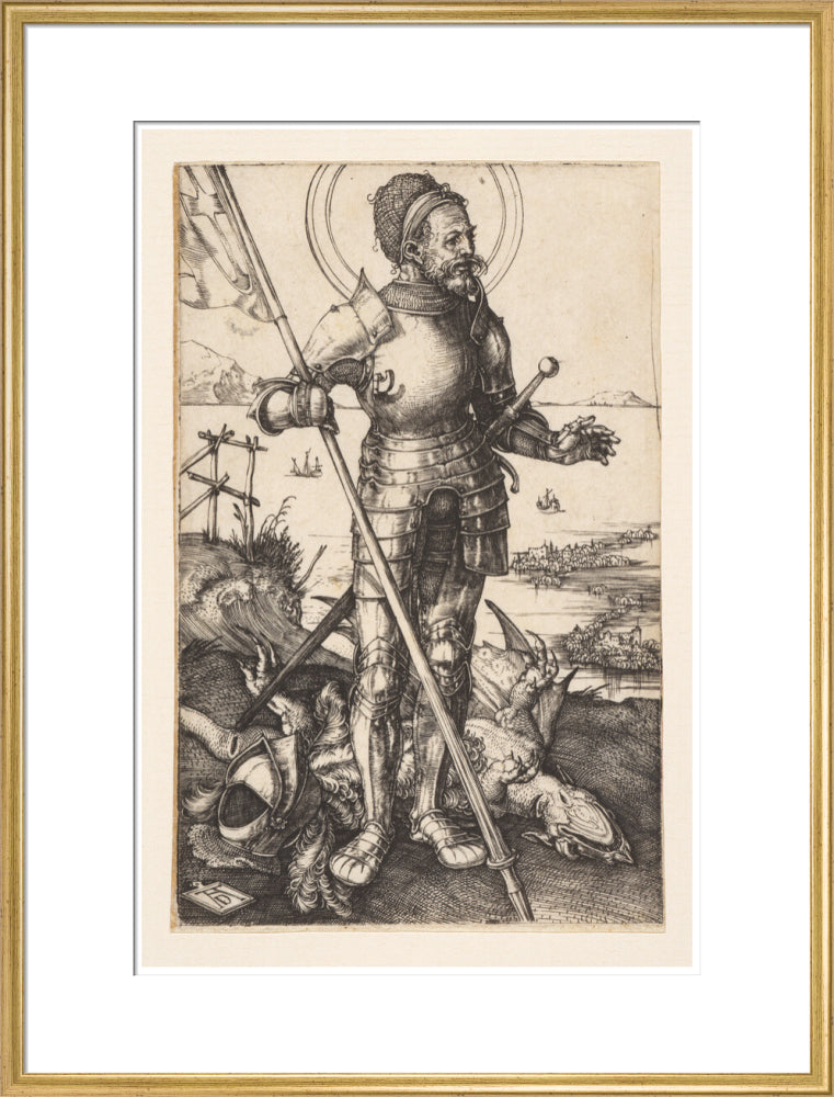 St George on Foot - Art Print