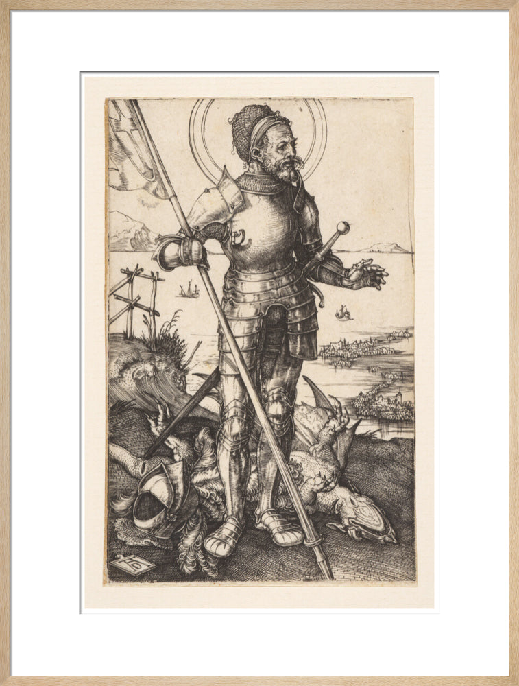 St George on Foot - Art Print