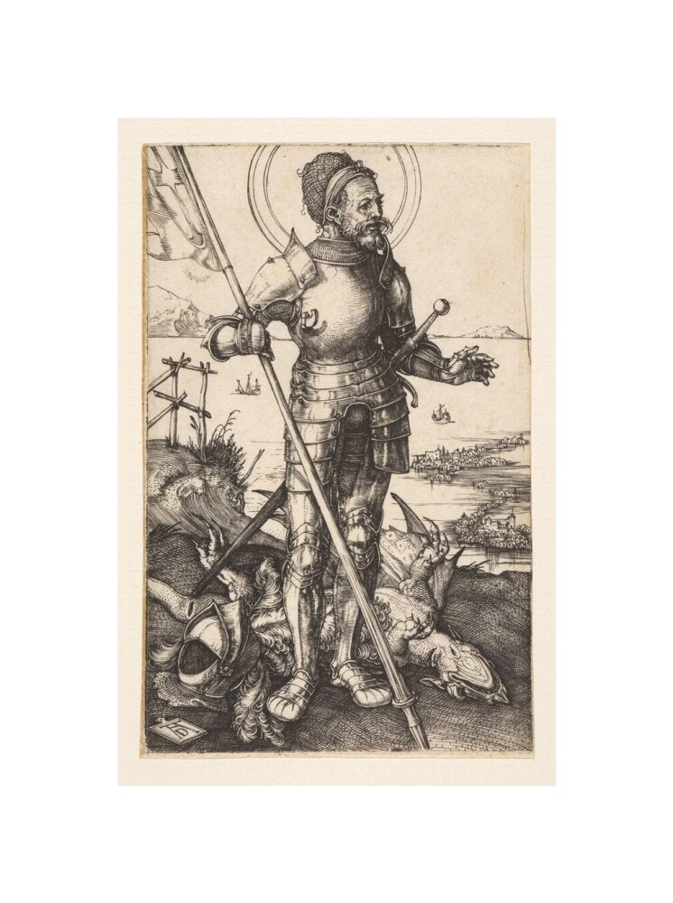St George on Foot - Art Print
