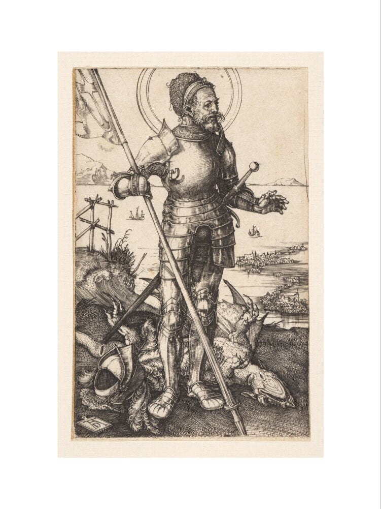 St George on Foot - Art Print