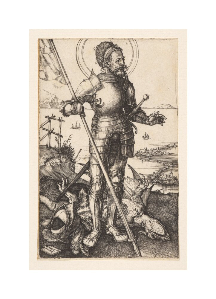 St George on Foot - Art Print