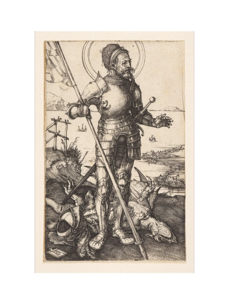 St George on Foot - Art Print