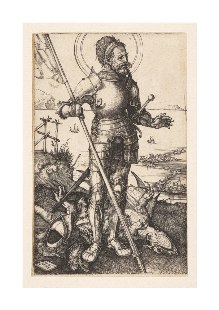 St George on Foot - Art Print