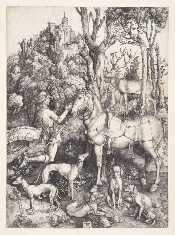 St Eustace - Art Print