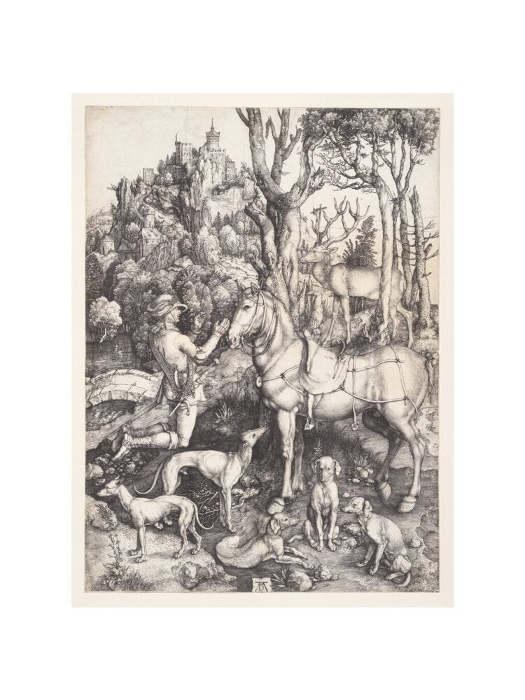 St Eustace - Art Print