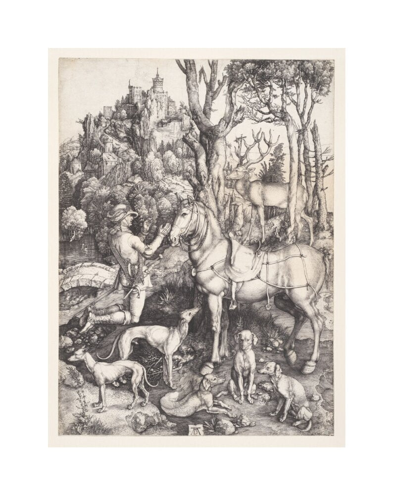 St Eustace - Art Print