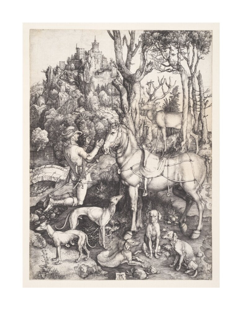 St Eustace - Art Print