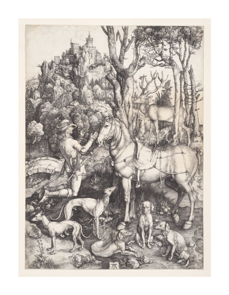 St Eustace - Art Print