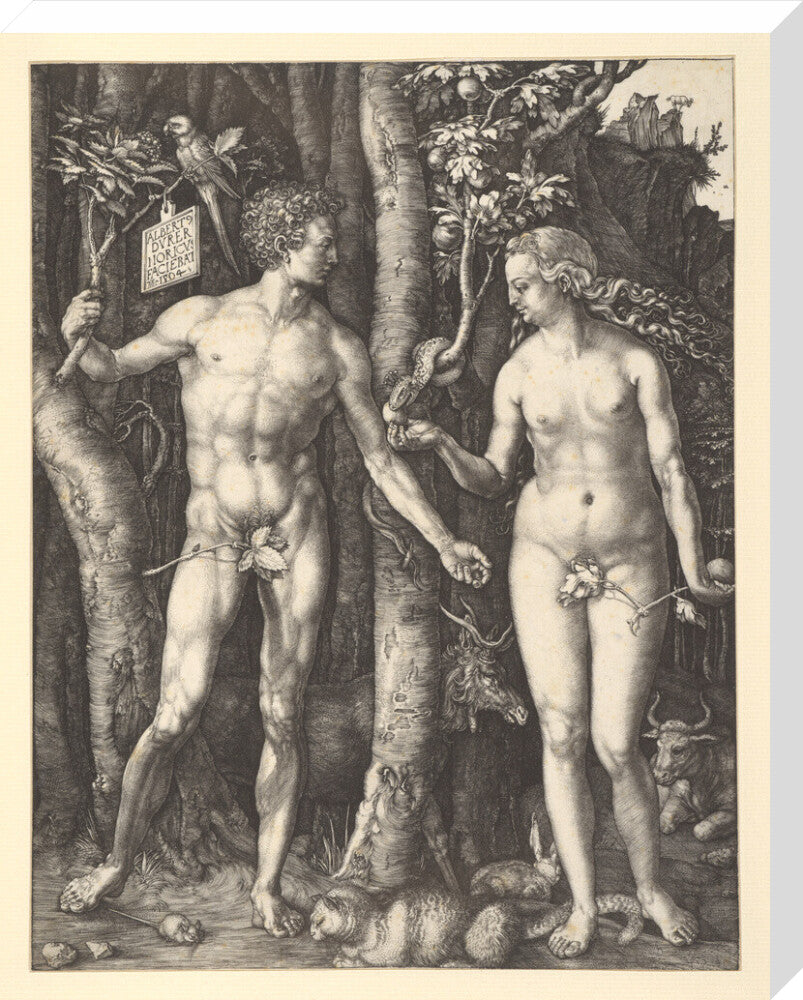 Adam and Eve - Art Print