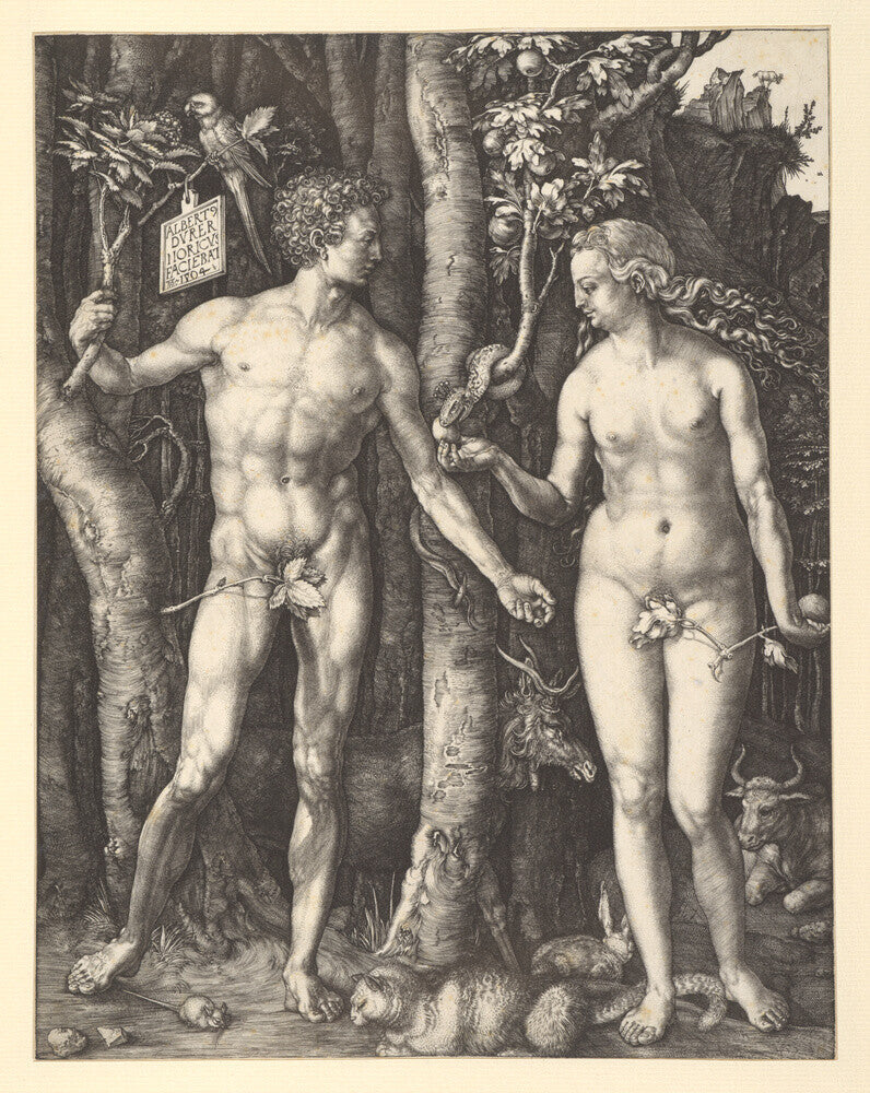 Adam and Eve - Art Print