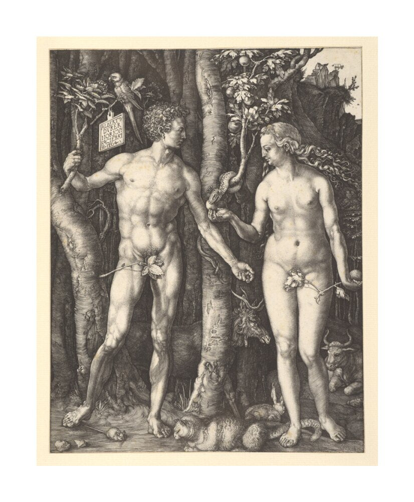 Adam and Eve - Art Print