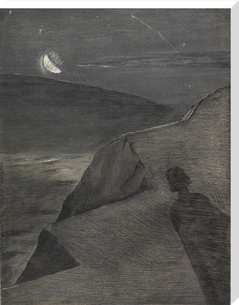 The cliff to the north - Art Print